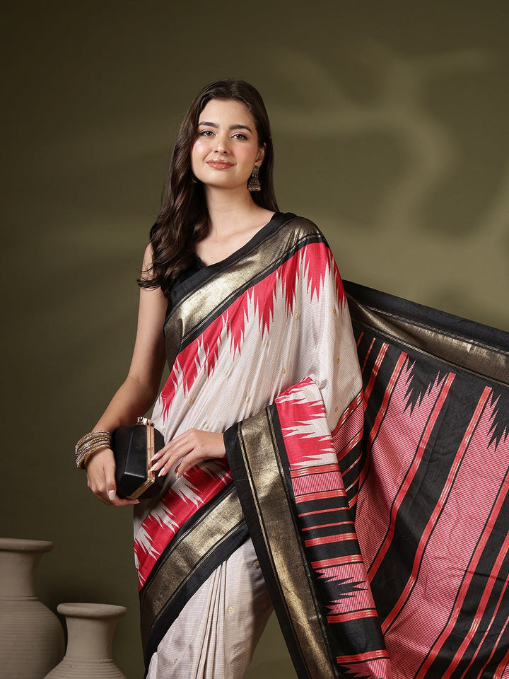 Digital Printed Art Silk Saree