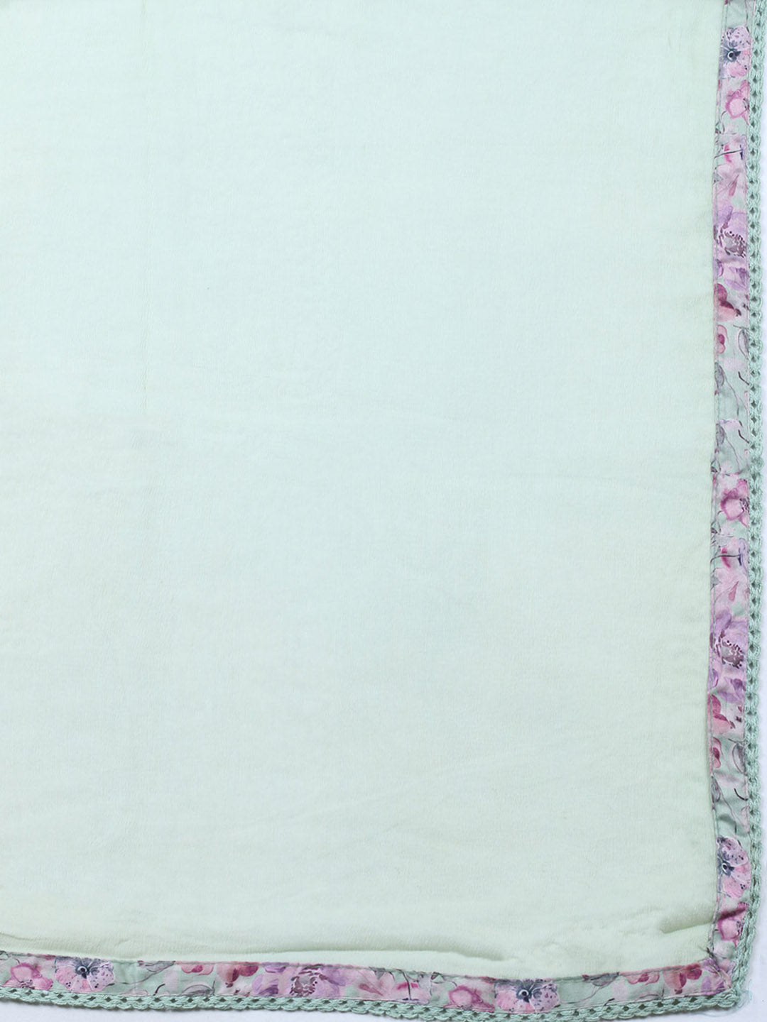 Embroidered Cotton Blend Unstitched Suit With Pant &amp; Dupatta