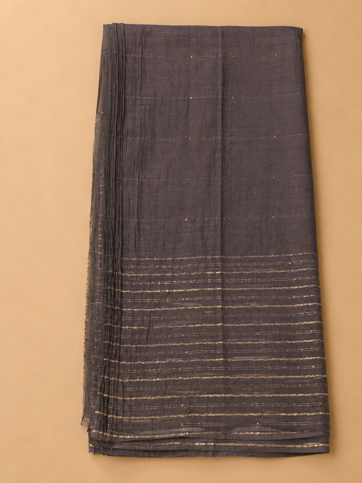 Wine Cotton Blend Embroidered Unstitched Dress Material