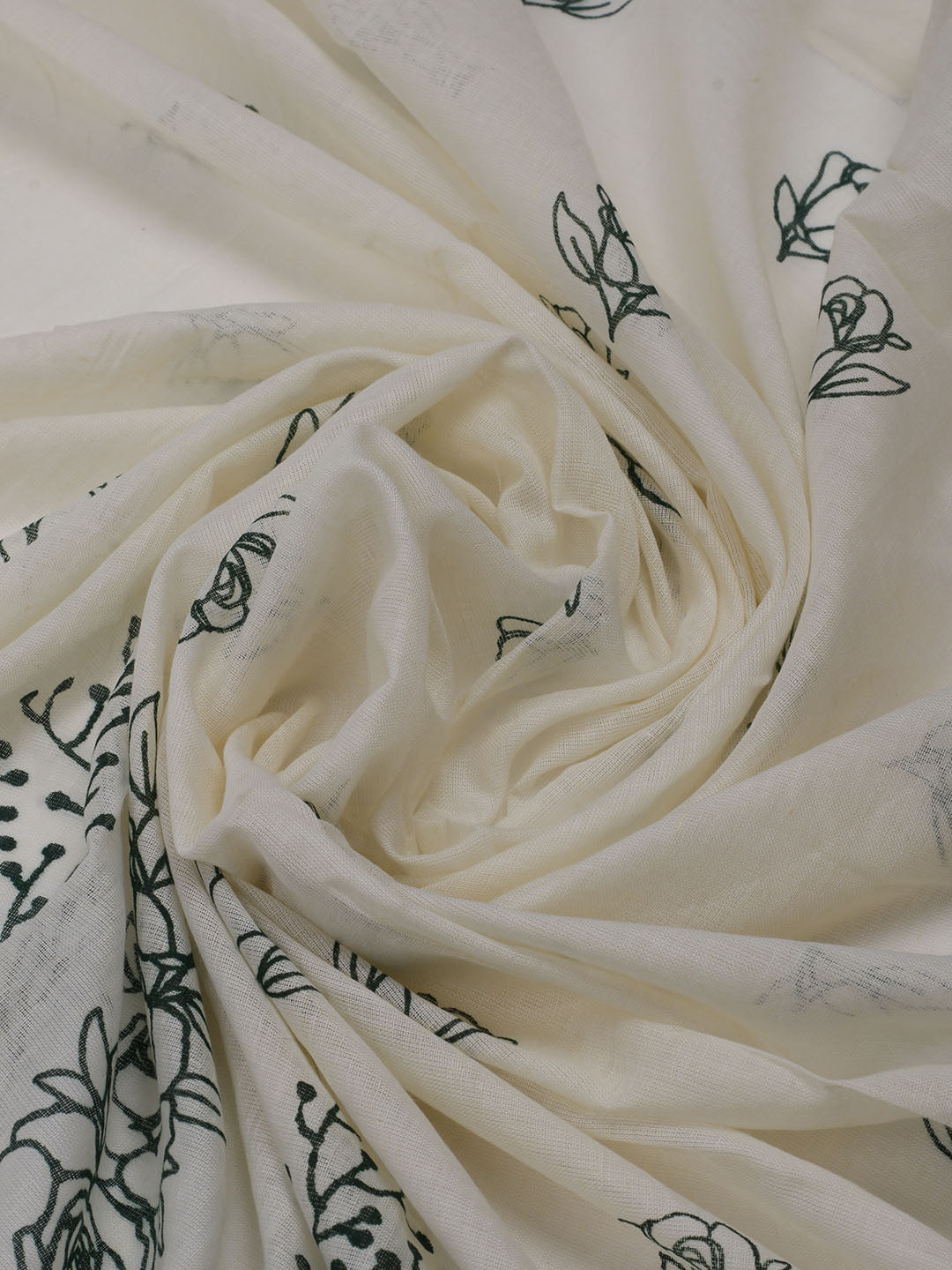 Neck Embroidered Cotton Blend Unstitched Suit With Dupatta