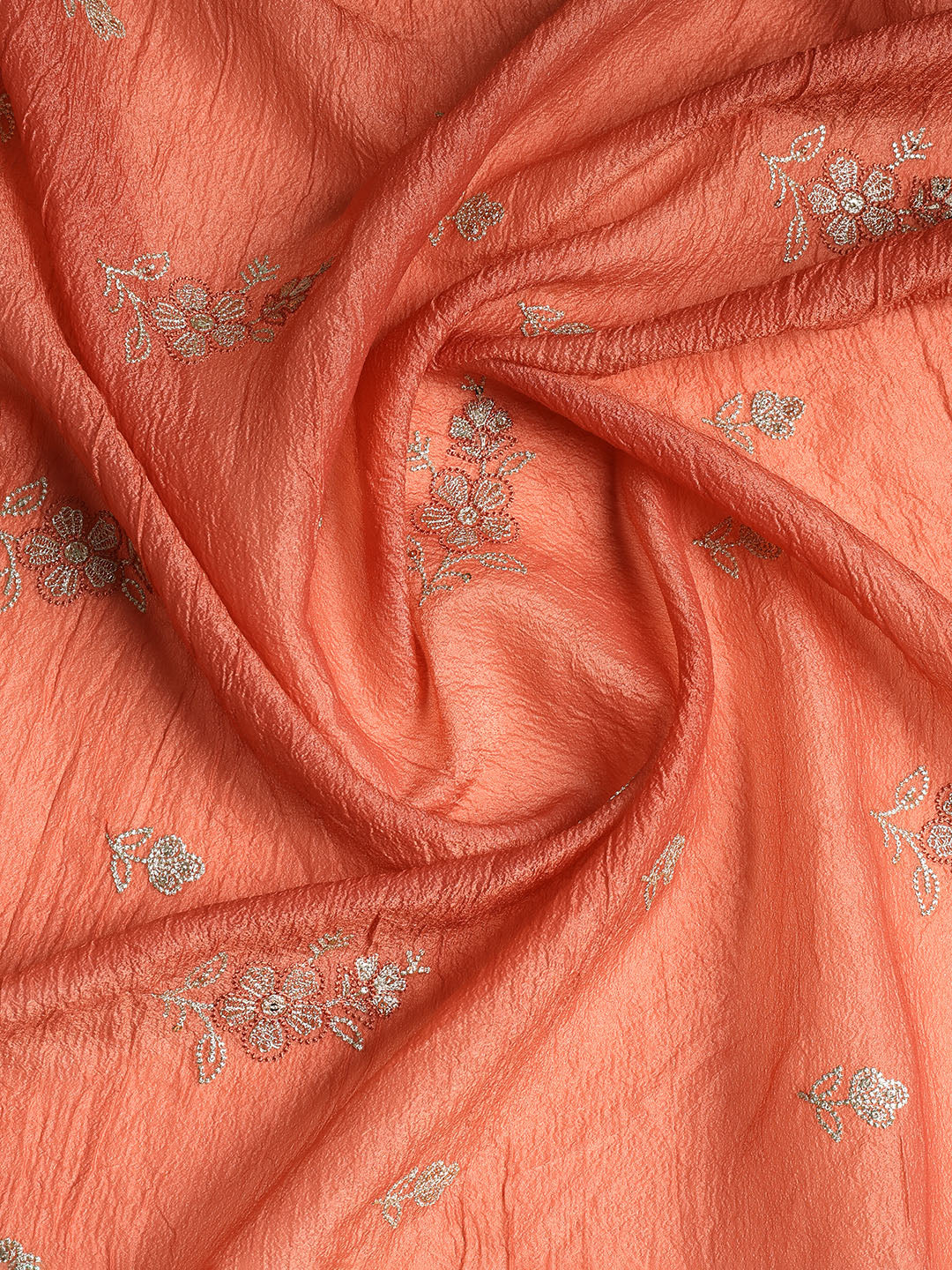 Embroidered Tissue Unstitched Suit With Dupatta