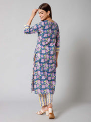 Printed Cotton Kurta Set