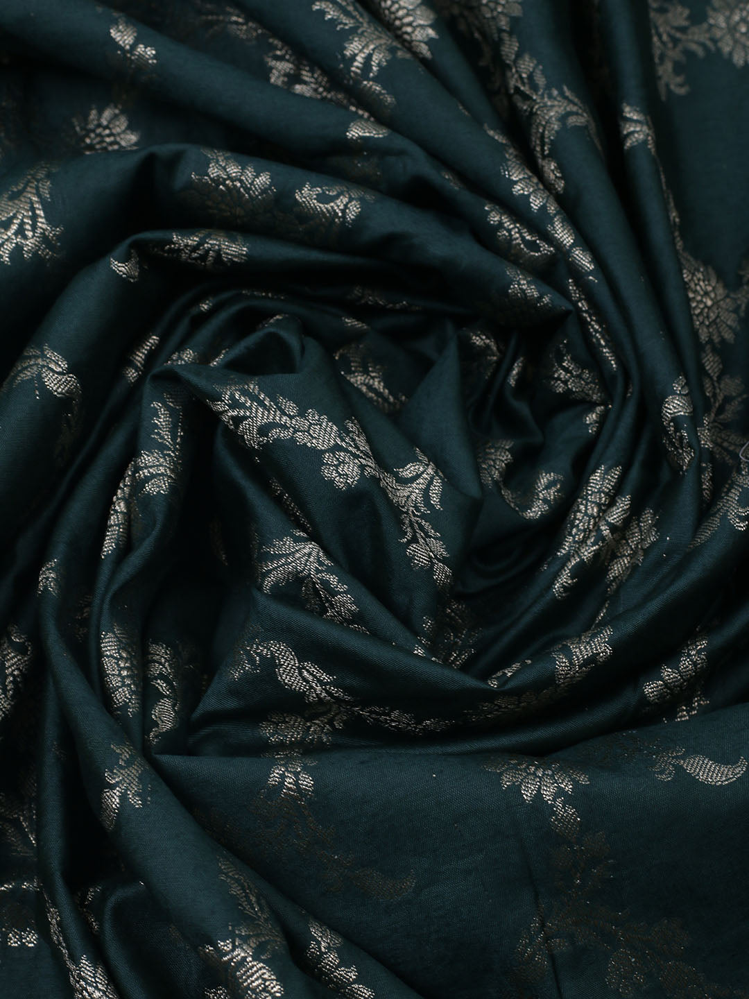 Woven Chanderi Unstitched Suit With Dupatta