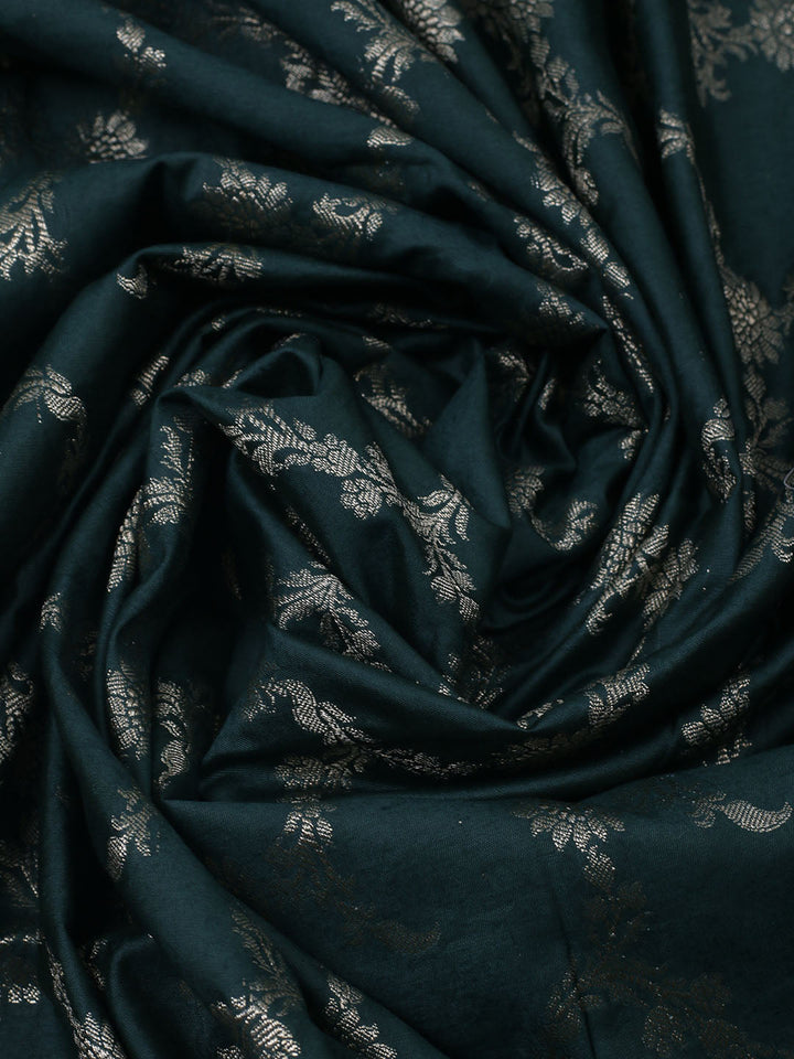 Woven Chanderi Unstitched Suit With Dupatta