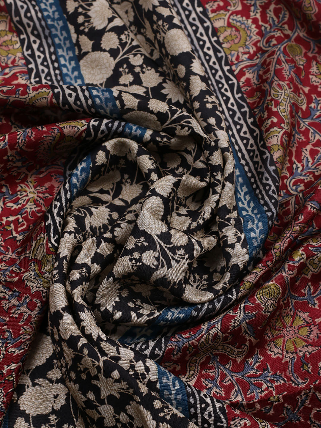 Printed Muslin Unstitched Suit With Pant &amp; Dupatta