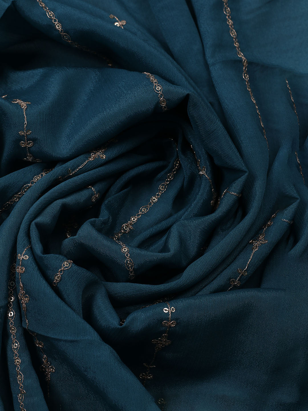 Woven Design Cotton Blend Unstitched Suit With Dupatta