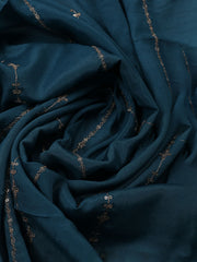 Woven Design Cotton Blend Unstitched Suit With Dupatta