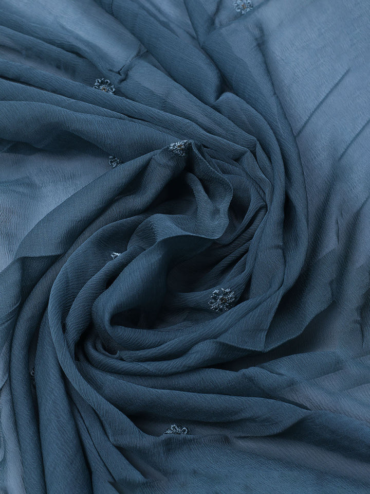 Printed Muslin Unstitched Suit With Dupatta