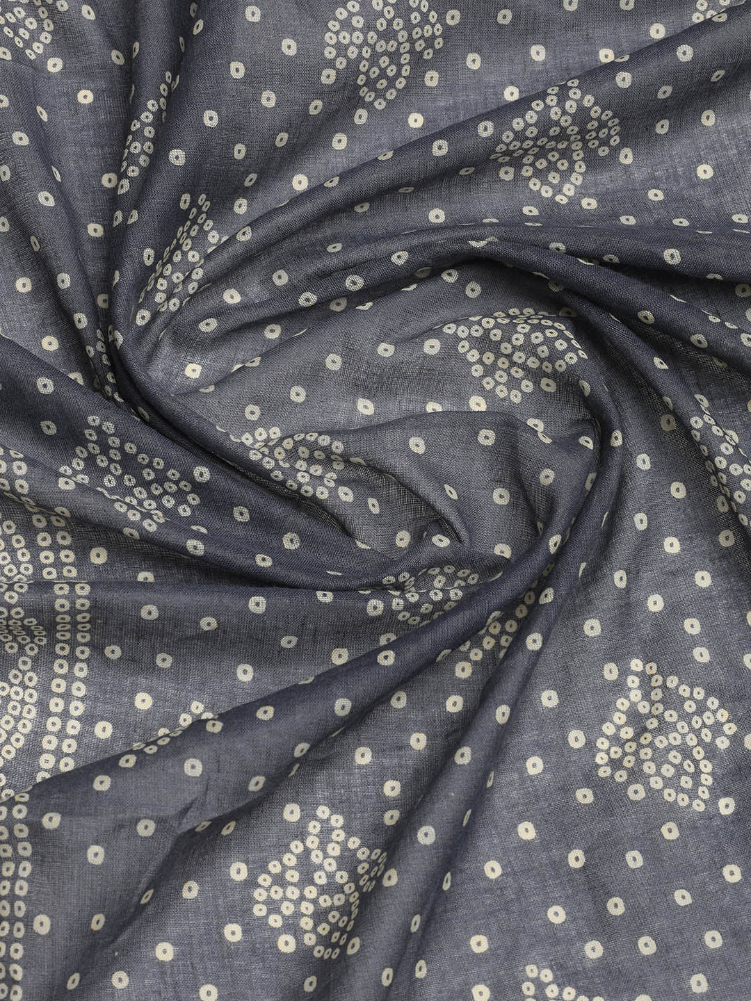Printed Cotton Blend Unstitched Suit With Dupatta