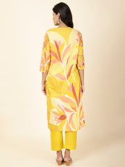 Printed Cotton Kurta Set