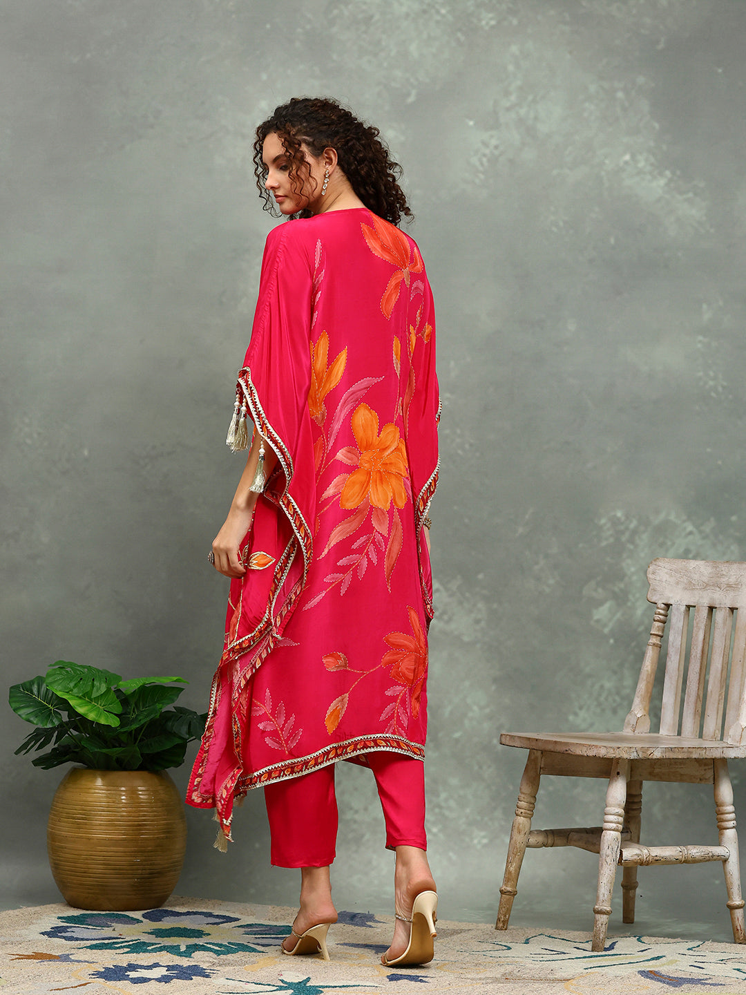 Printed Crepe Kurta With pants