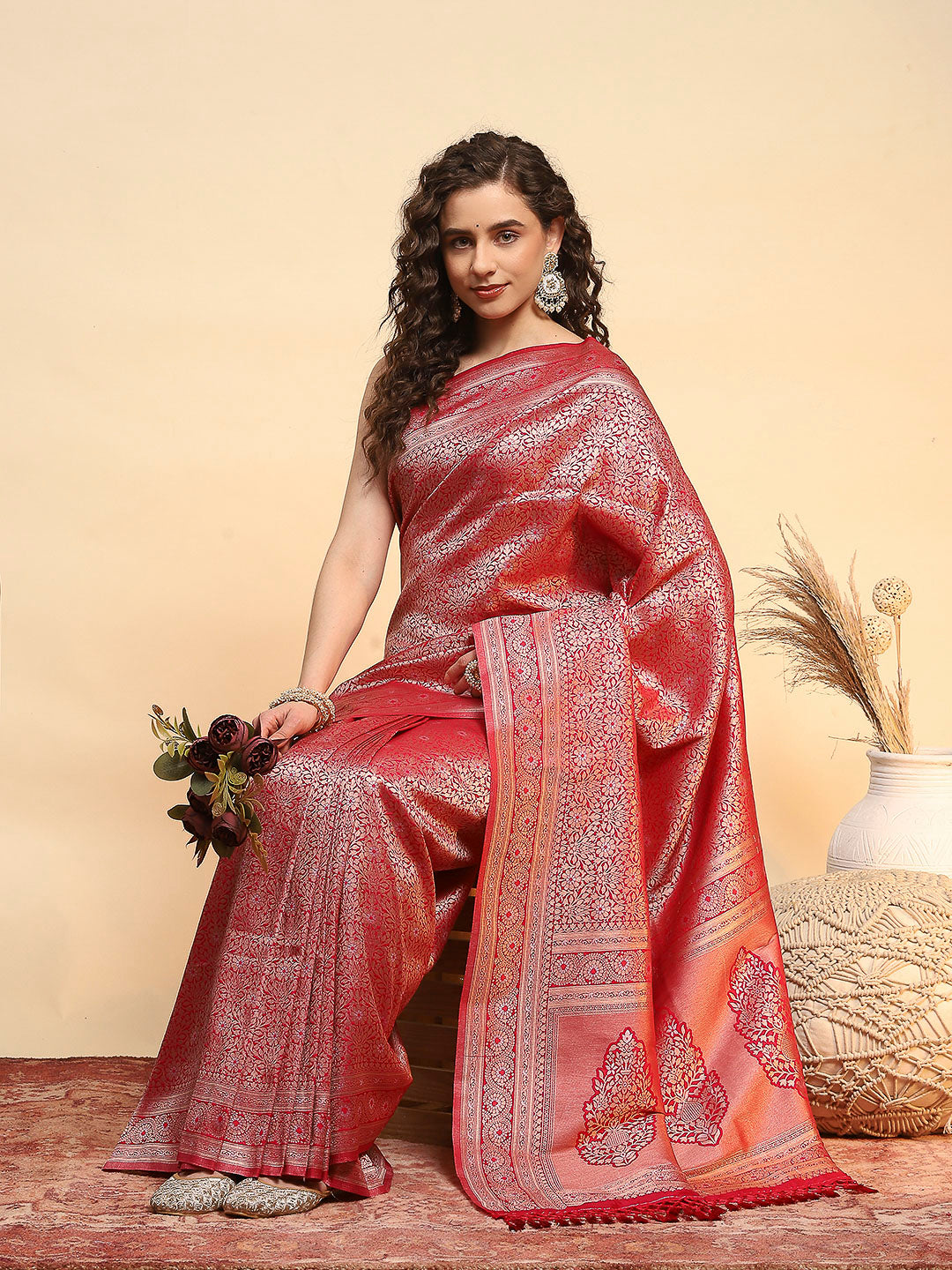 Woven Design Art Silk Saree