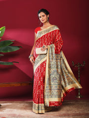 Digital Print Art Silk Saree