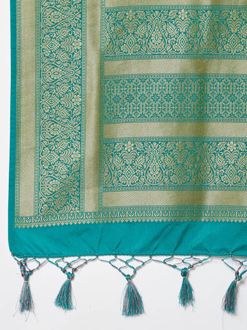 Zari Jaal Handloom Woven Saree