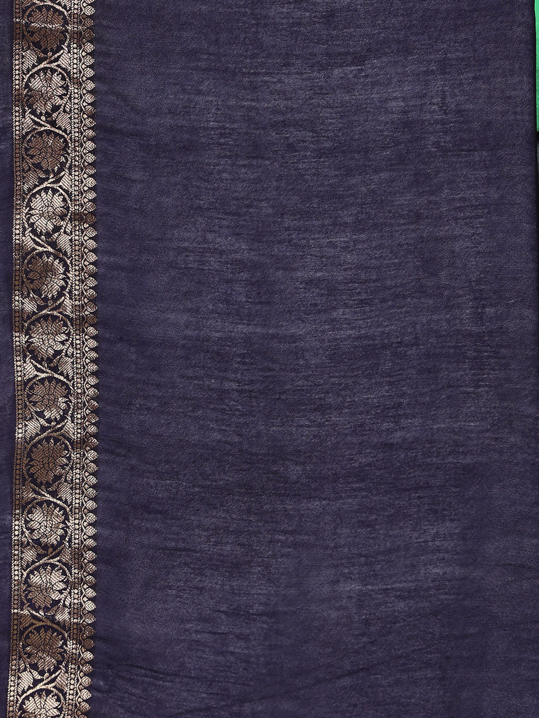 Digital Printed Cotton Blend Woven Saree