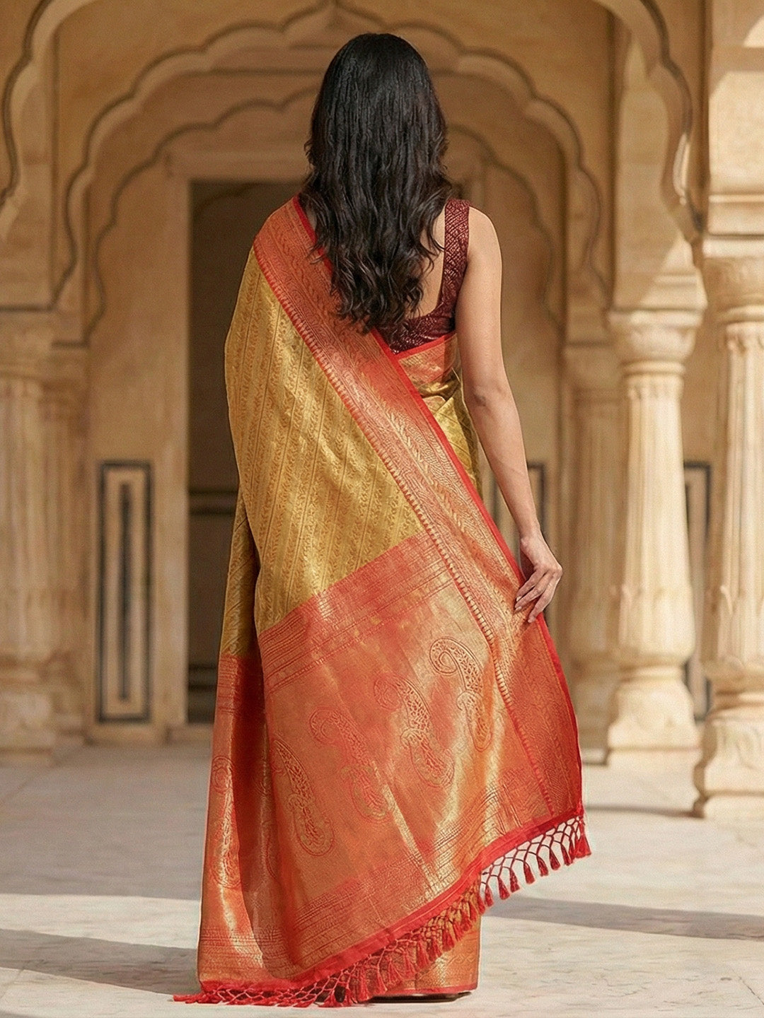 Woven Design Art Silk Saree