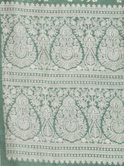 Ajrak Printed Cotton Blend Woven Saree