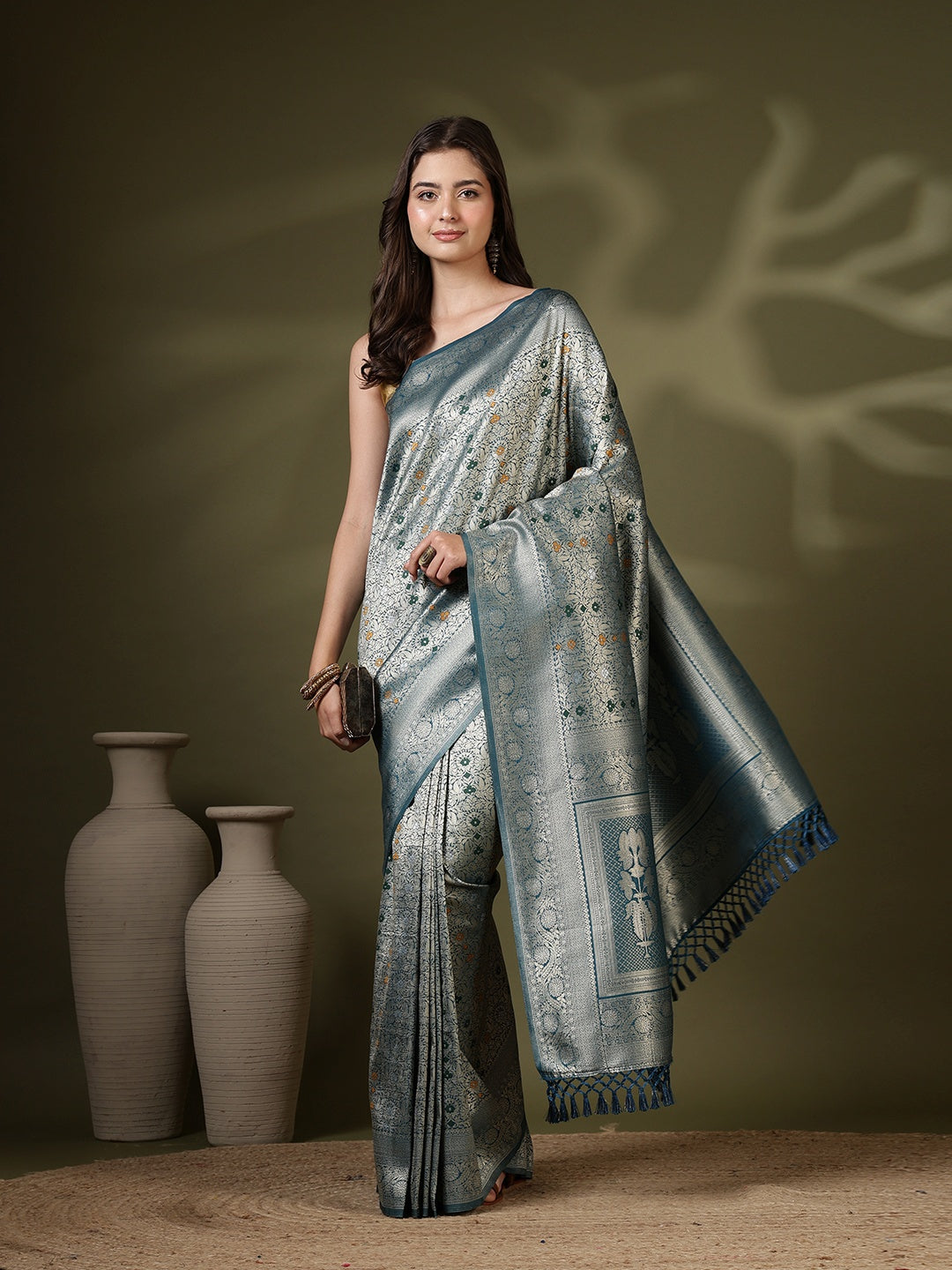 Woven Design Art Silk Saree