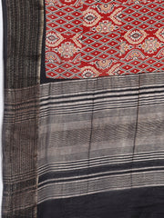 Digital Printed Cotton Blend Woven Saree