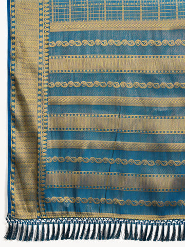 Zari Jaal Border Handloom Woven Saree