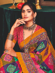 Printed Art Silk Saree