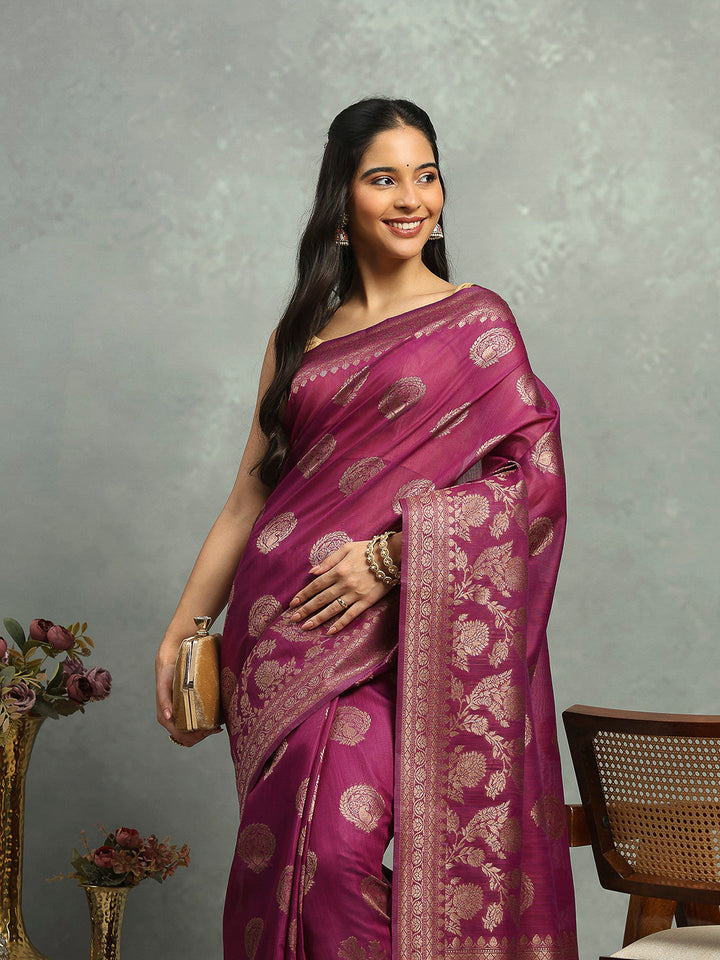 Woven Design Art Silk Saree