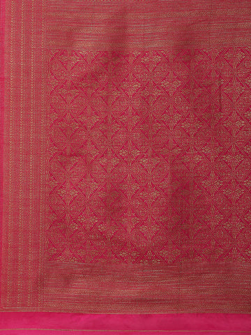 Zari Jaal Woven Handloom Saree