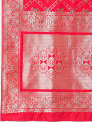 Zari Border Banarasi Woven Saree