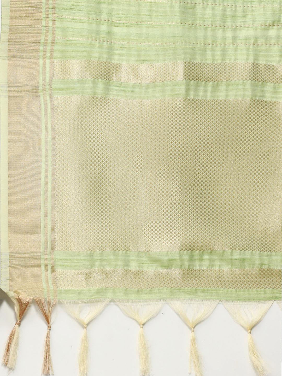 Embroidered Border Booti Art Silk Saree