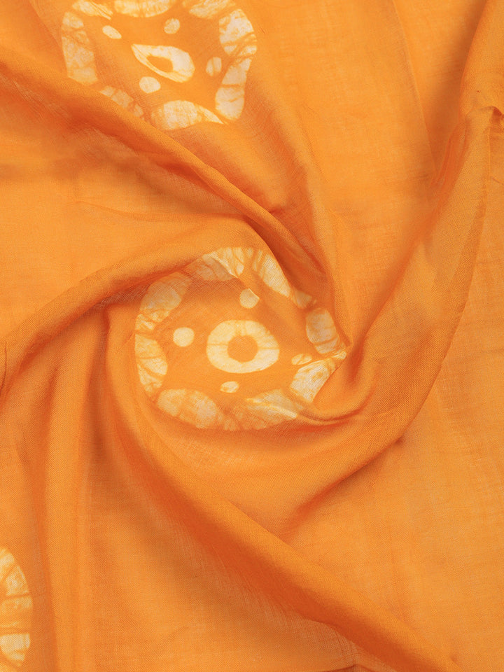 Printed Cotton Blend Unstitched Suit With Pant &amp; Dupatta