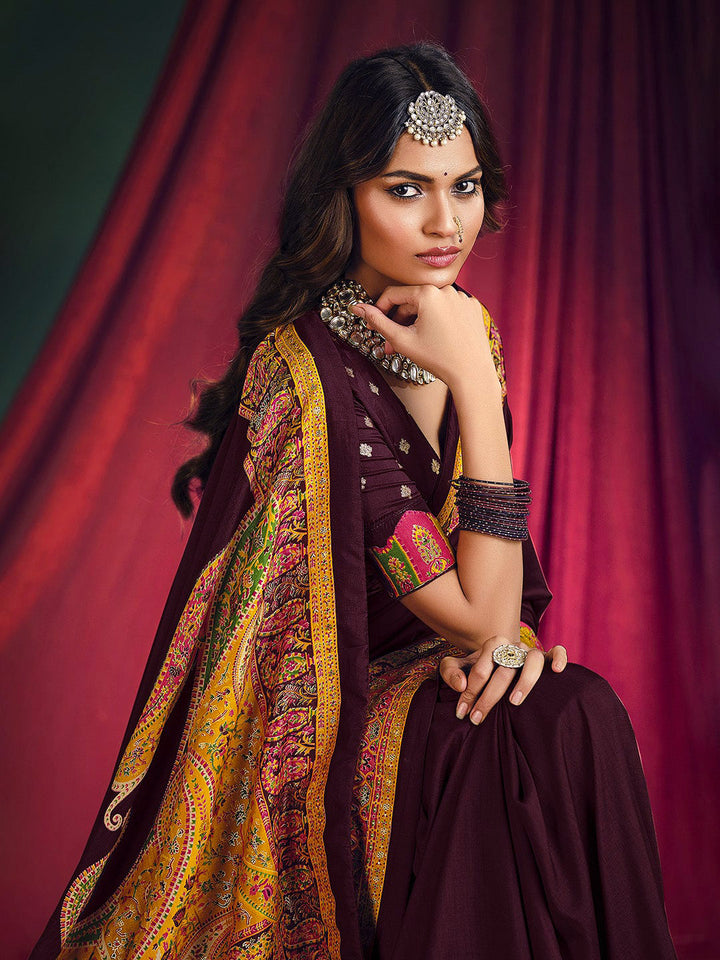Printed Art Silk Saree