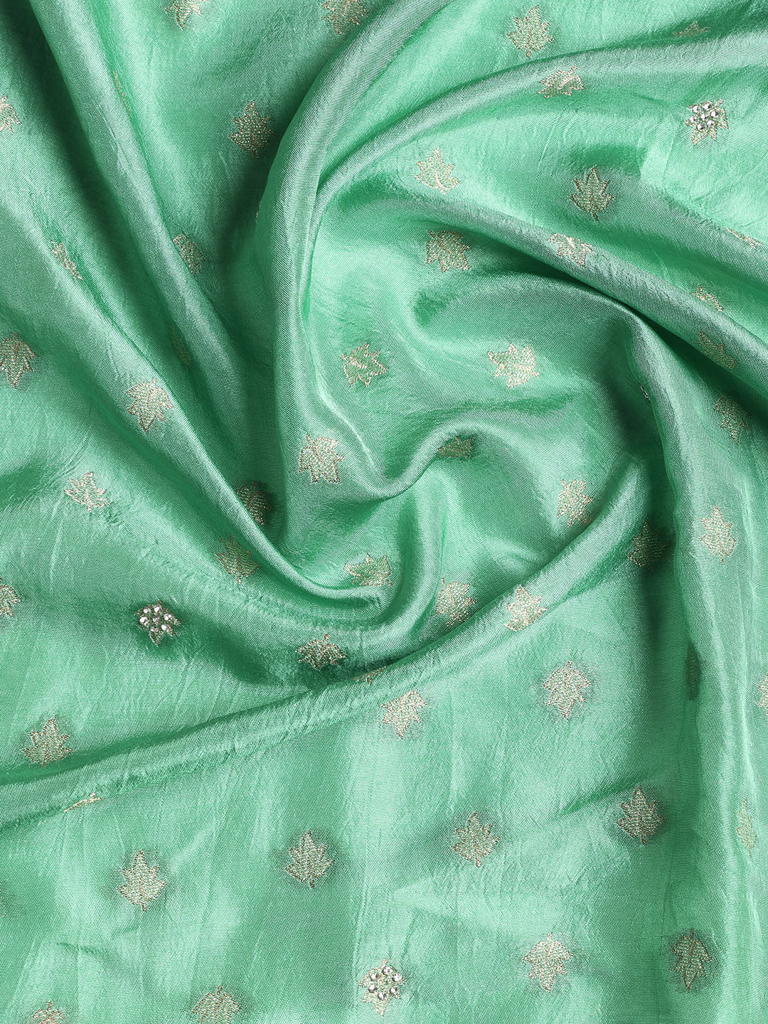 Banarasi Art Silk Unstitched Suit With Dupatta