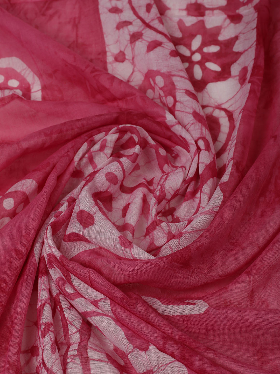 Printed Cotton Unstitched Suit With Pant &amp; Dupatta