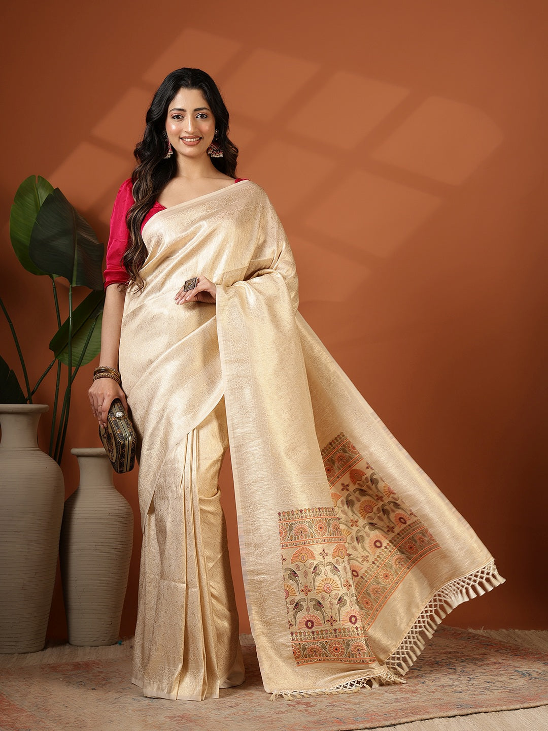 Woven Design Art Silk Saree