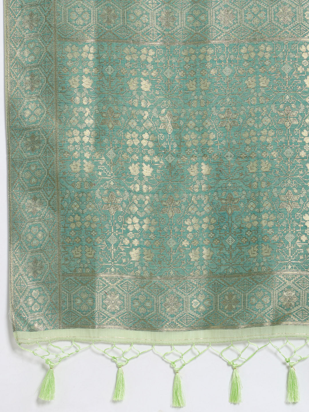 Zari Jaal Art Silk Woven Saree