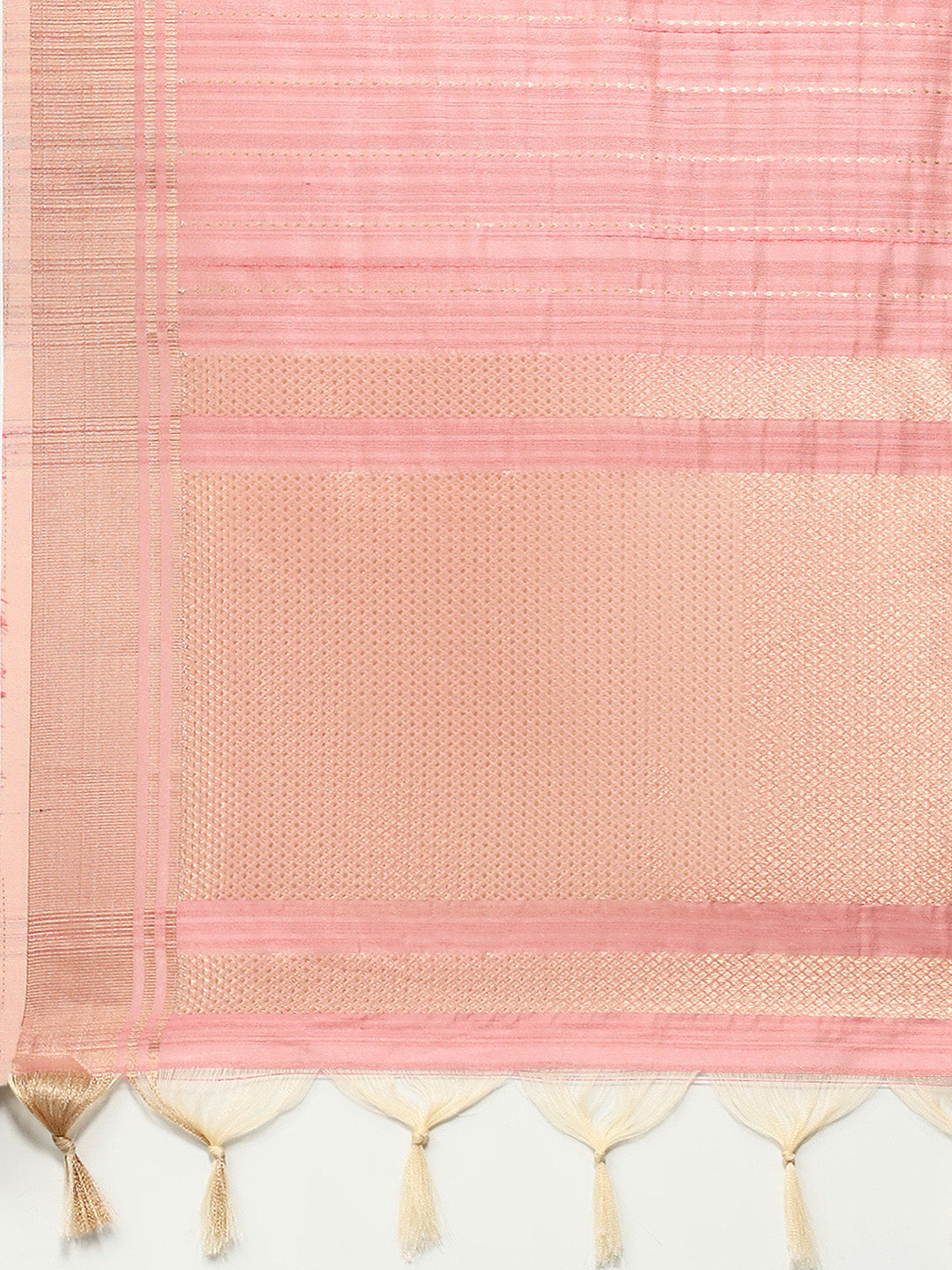 Embroidered Border Booti Art Silk Saree