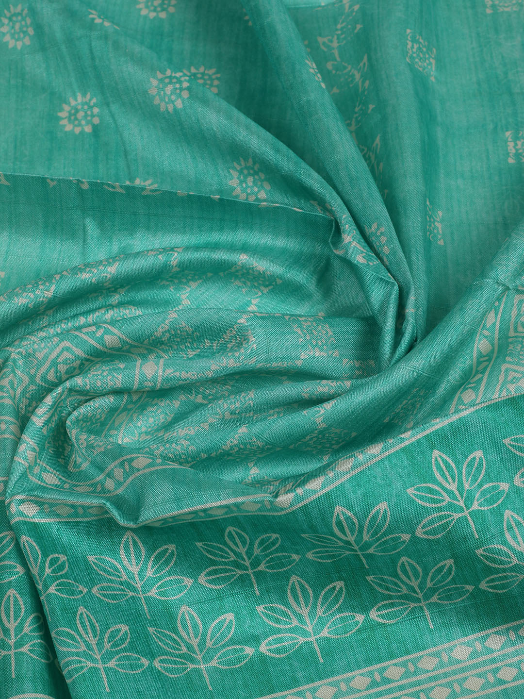 Embroidered Chanderi Unstitched Suit With Pant &amp; Dupatta