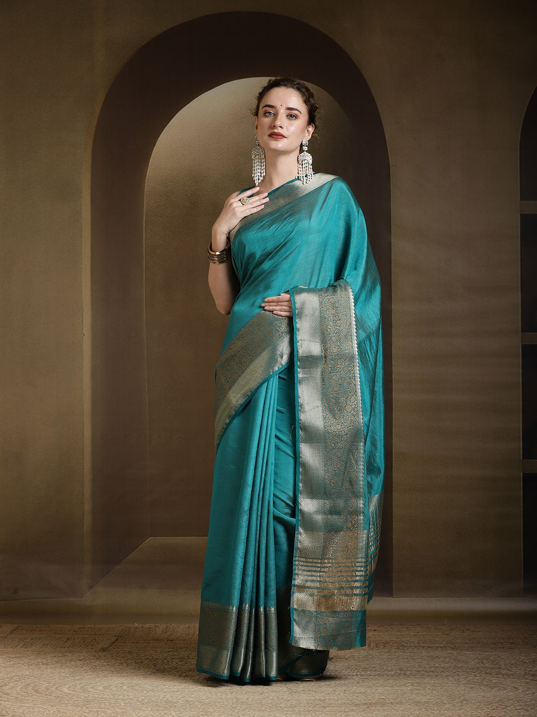Woven Design Art Silk Saree