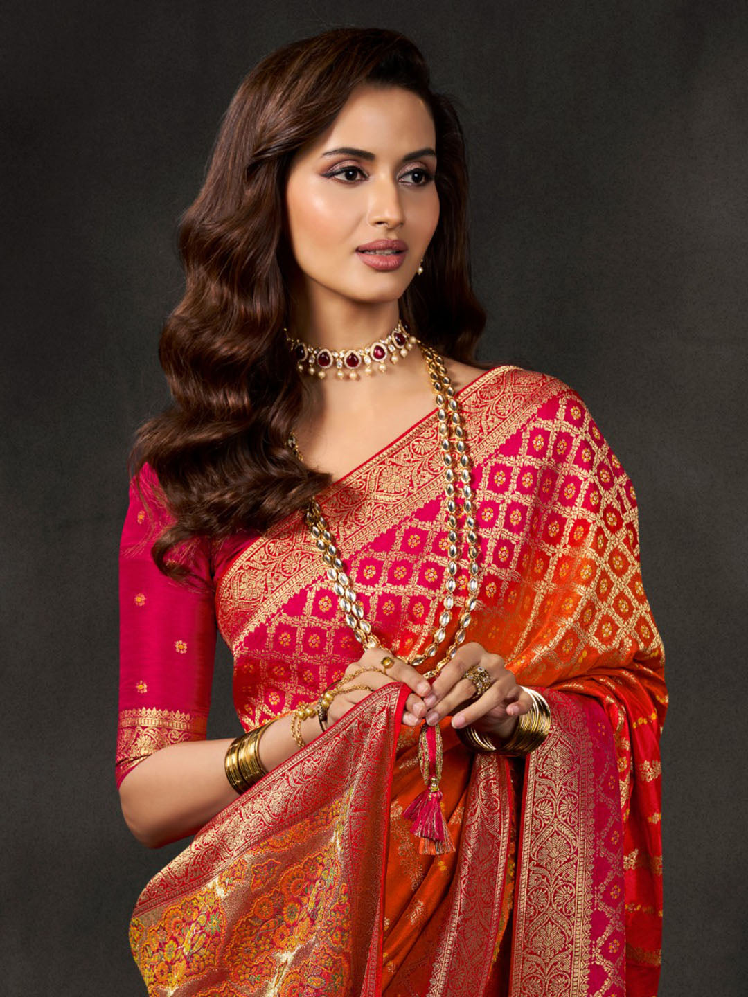 Woven Design Dola Silk Saree