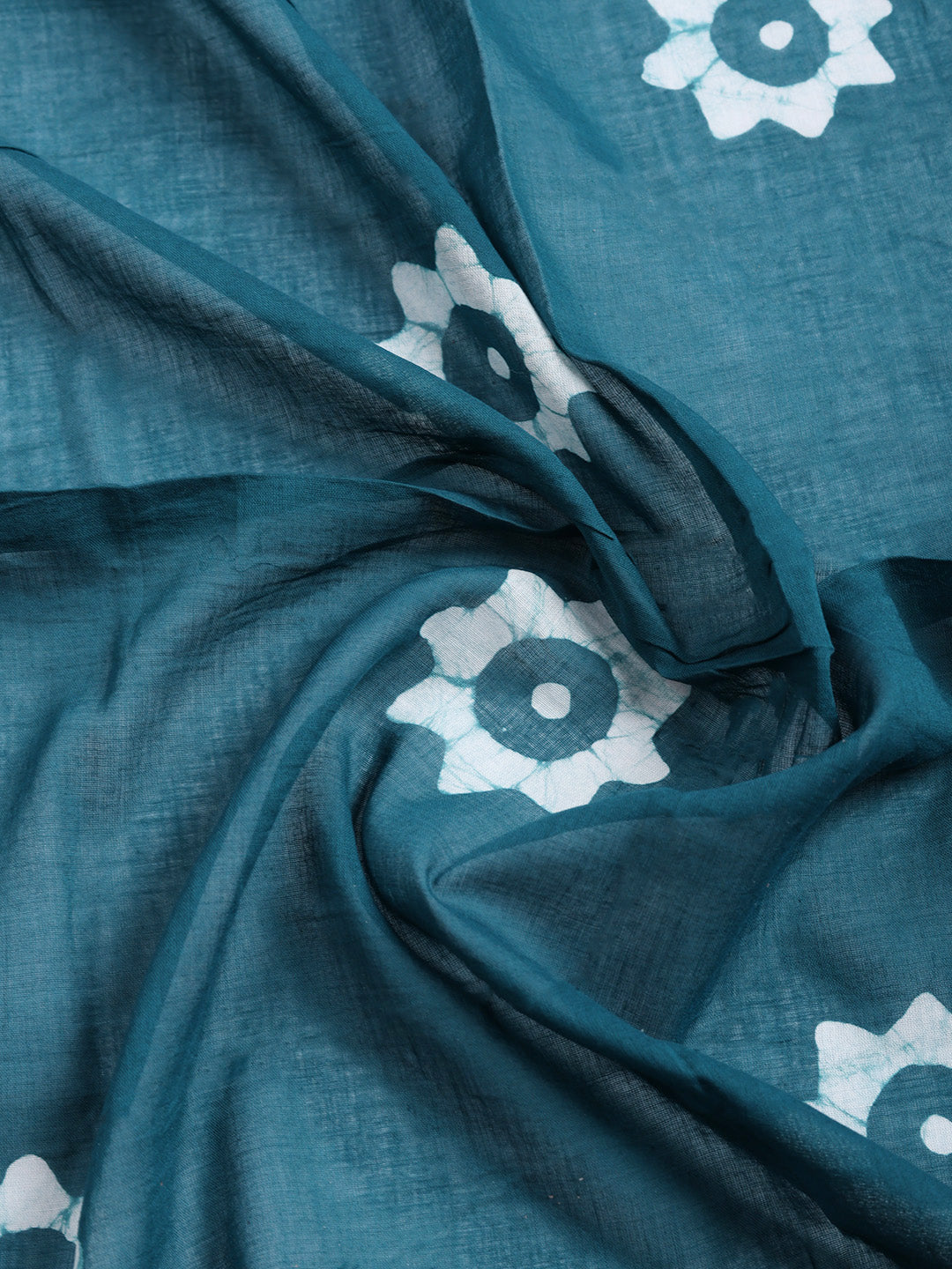 Printed Cotton Blend Unstitched Suit With Pant &amp; Dupatta