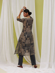 Printed Cotton Kurta With Pants