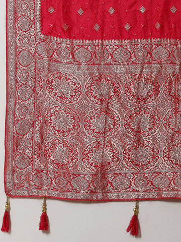 Embroidered Art Handloom Saree