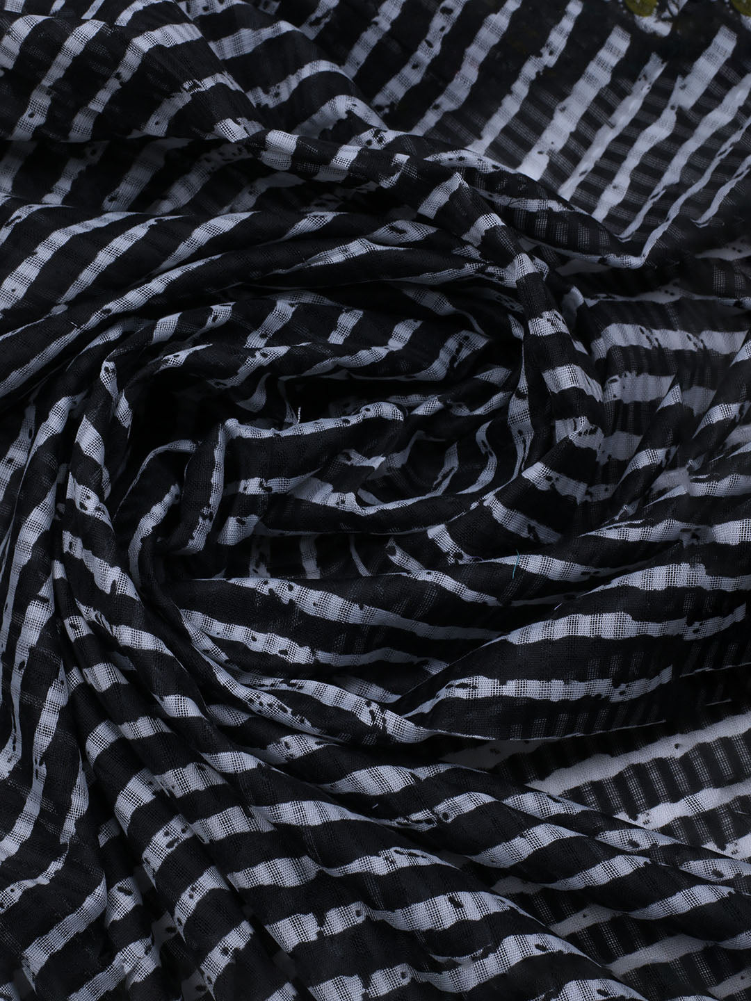 Printed Cotton Blend Unstitched Suit With Dupatta