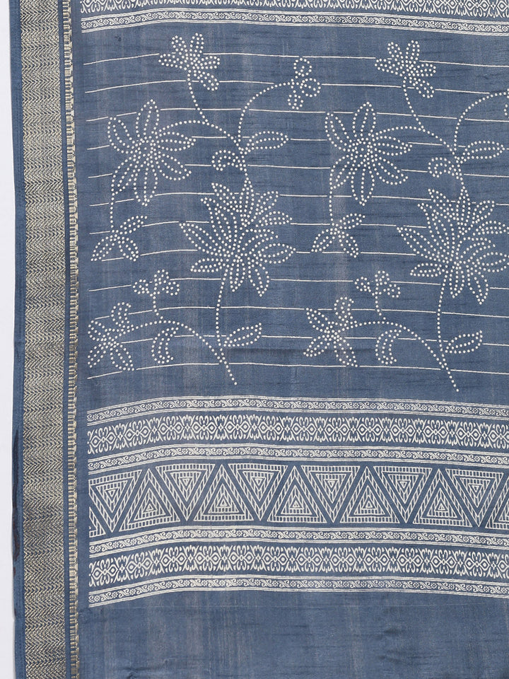 Maheshwari Printed Dola Cotton Saree