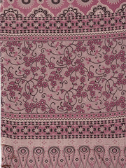 Digital Printed Crepe Woven Saree