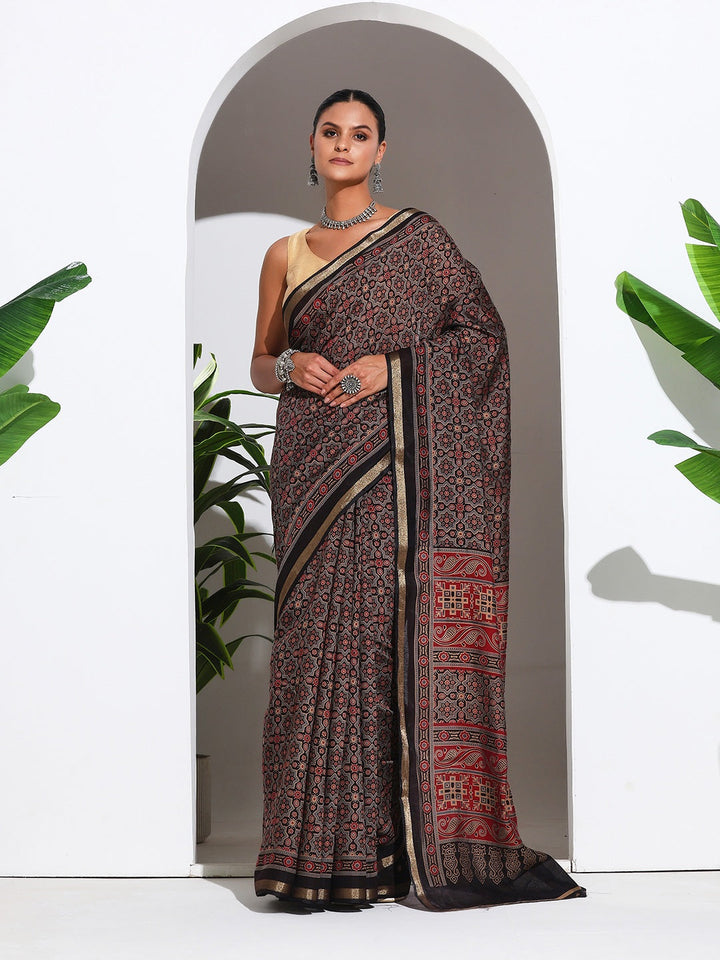 Digital Printed Art Silk Saree