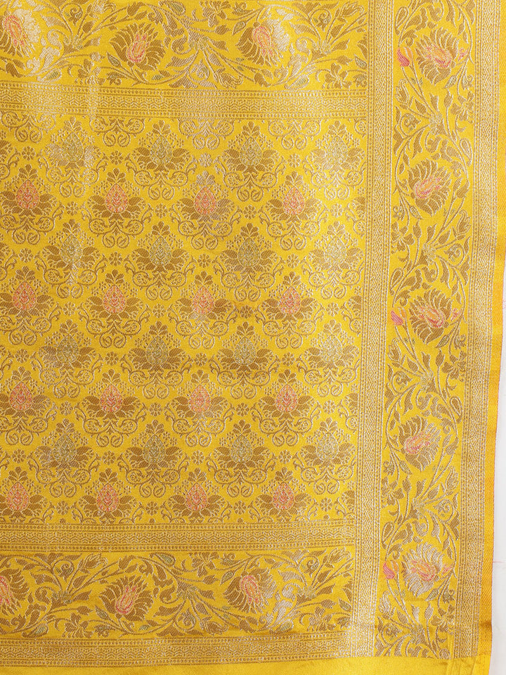 Border Zari Jaal Art Silk Woven Saree