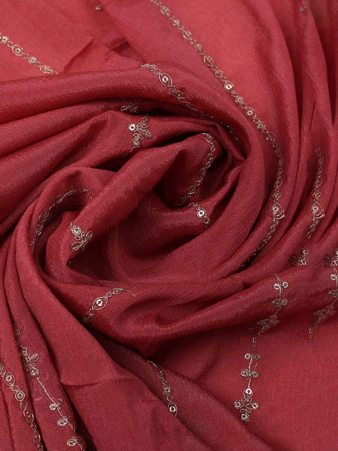 Woven Design Cotton Blend Unstitched Suit With Dupatta