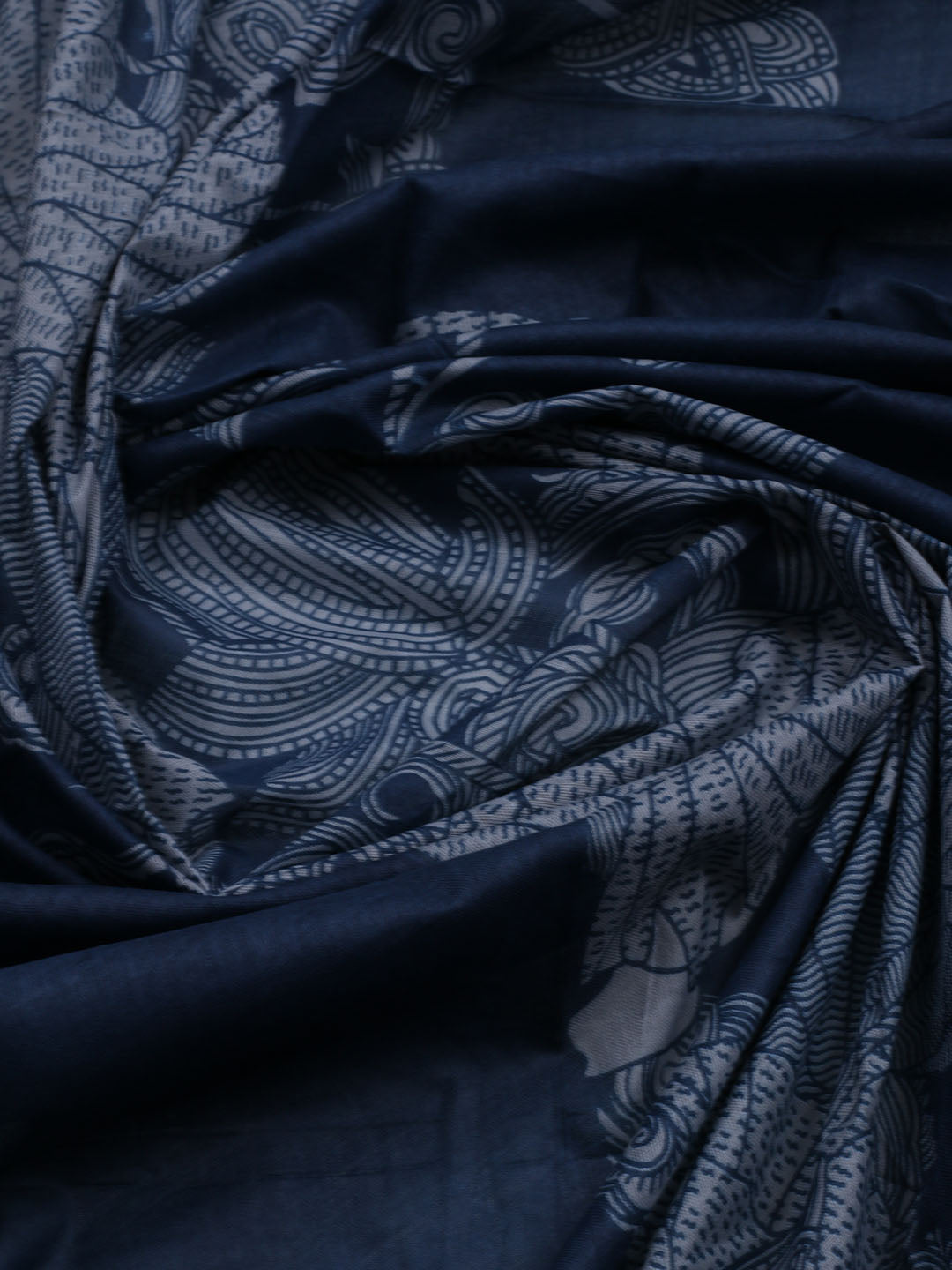 Neck Embroidered Cotton Blend Unstitched Suit With Dupatta