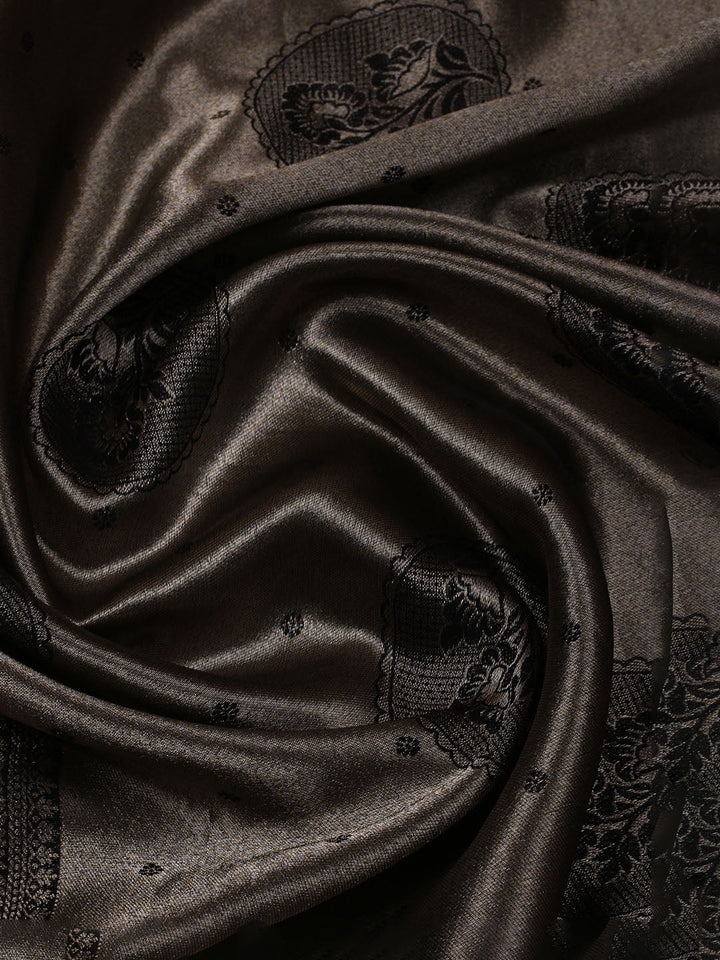 Kanjeevaram Chanderi Unstitched Suit With Dupatta